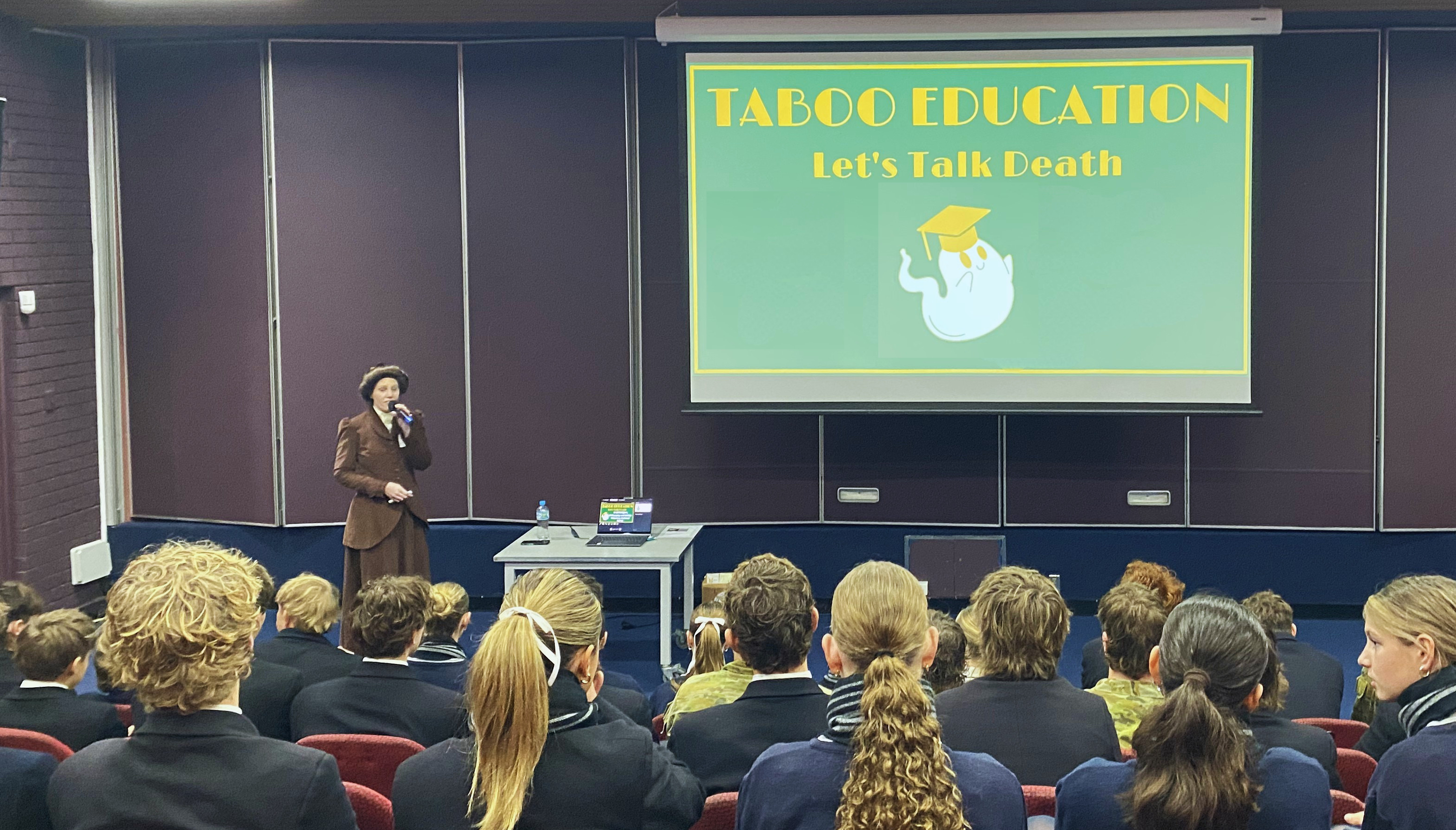 School community death literacy session